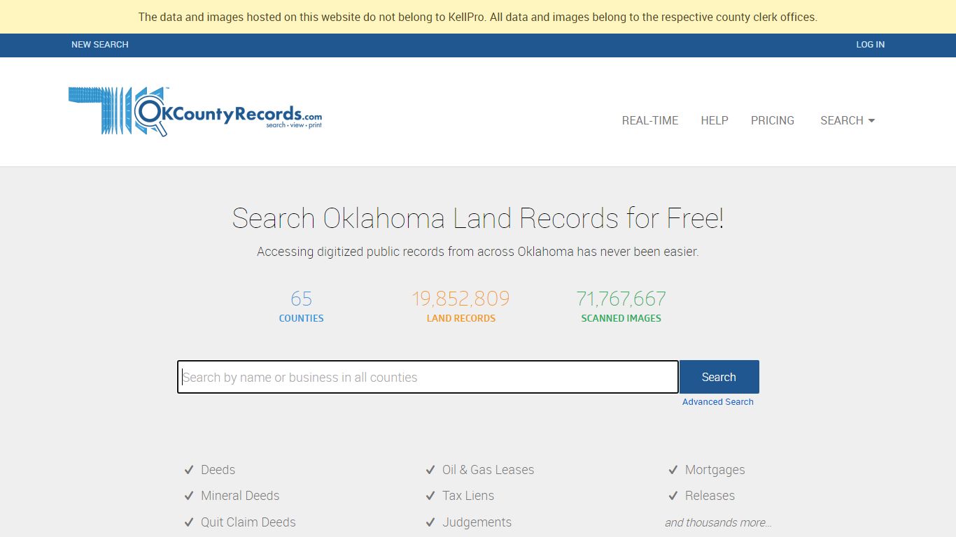 Search results in Bryan County - okcountyrecords.com